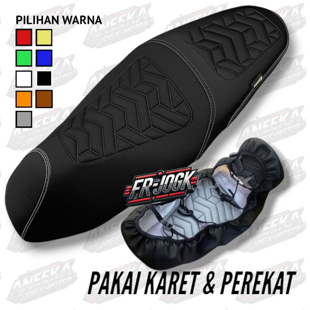 WEBING ผ้าคลุมเบาะมอเตอร์ไซค์ beat / Vario 125 / Vario 150 / Vario / scoopy / genio / pcx / adv / Mio / soul / fazzio / nmax / aerox / lexi / Supra x / ซูปรา x 125 ที่หุ้มเบาะมอเตอร์ไซค์ ที่หุ้มเบาะมอเตอร์ไซค์ ที่หุ้มเบาะหนัง ที่หุ้มเบาะ ผ้ารองนั่ง