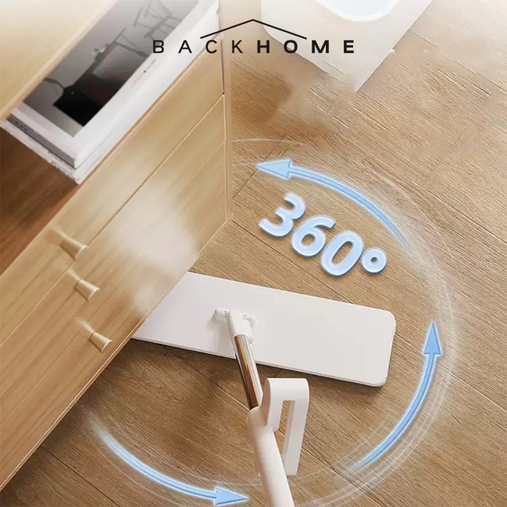 Ecoco Hand Free Mop - ไม้ถูพื้นระดับพรีเมียม ไม้ถูพื้นแบบแห้ง ไม้ถูพื้นแบบเปียก น้ํายาถูพื้นต้านเชื้