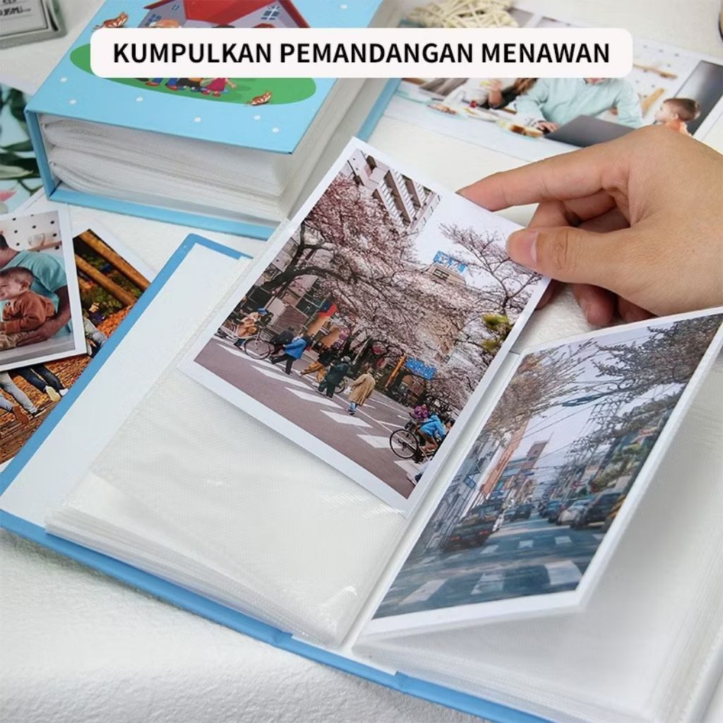 K1028STUFF 4R PHOTO ALBUM BOOK 100 ช่อง FAMILY PHOTO ALBUM