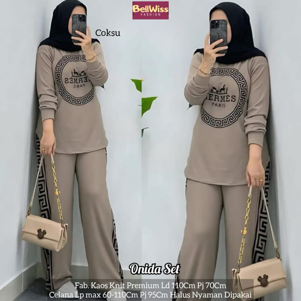 NO CANCEL• Onida Set by Bellwiss• ชุดกางเกงถัก