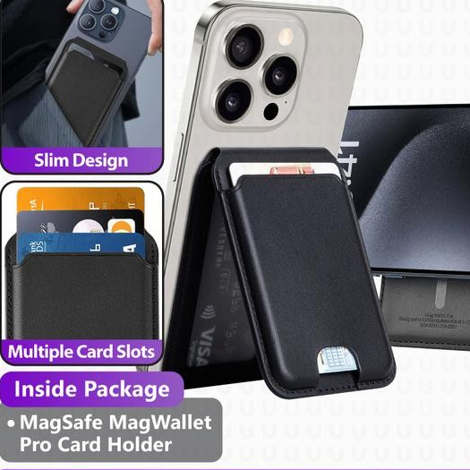 Kitani Innovation - Wallet Mag Wallet Pro Card Holder And Stand Rfid Anti-Theft