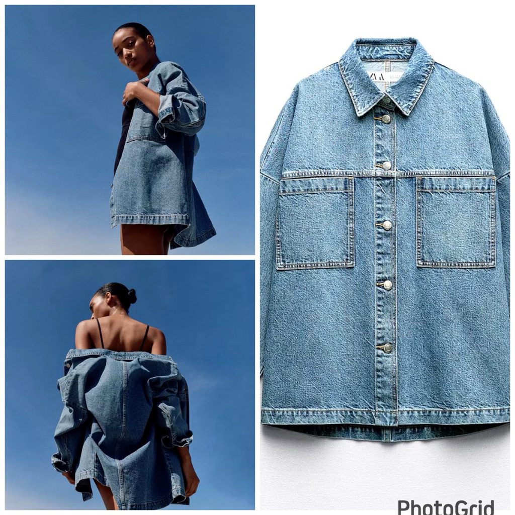 แจ็คเก็ตยีนส์ z*ra original 100%