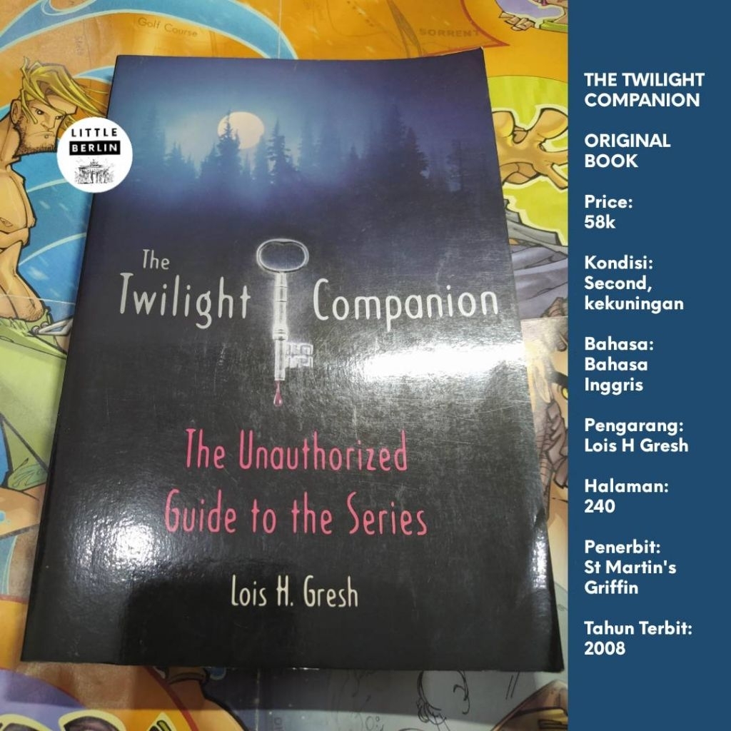 หนังสือต้นฉบับ TWILIGHT COMPANION The Unauthorized Guide to the Series Preloved English ปกอ่อน Twili