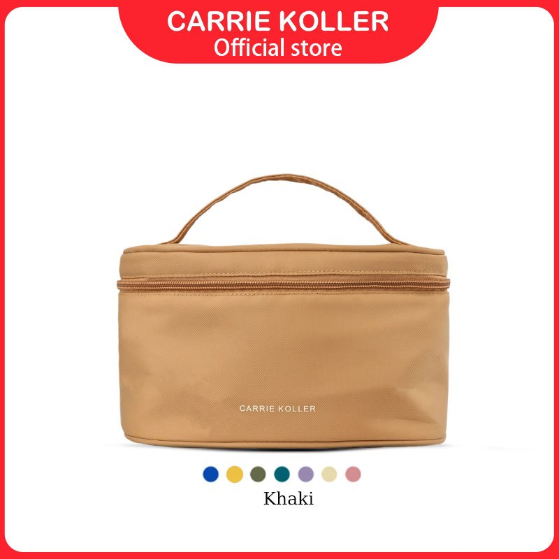 กระเป๋าเครื่องสําอางไนลอนความจุขนาดใหญ่สําหรับผู้หญิง Carrie Koller