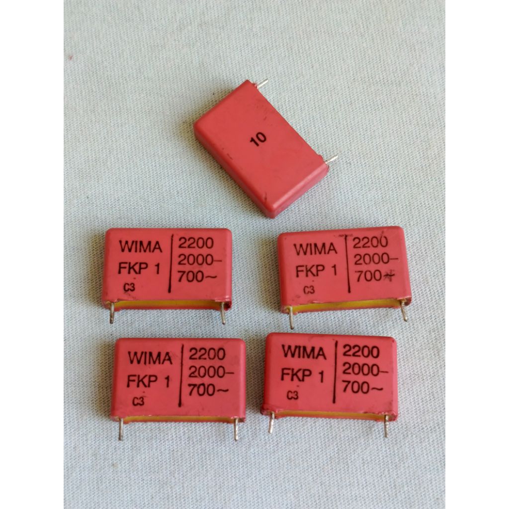 WIMA FKPPI 2200pf/2.2nf 2000vdc 700vac ตัวเก็บประจุเดิม
