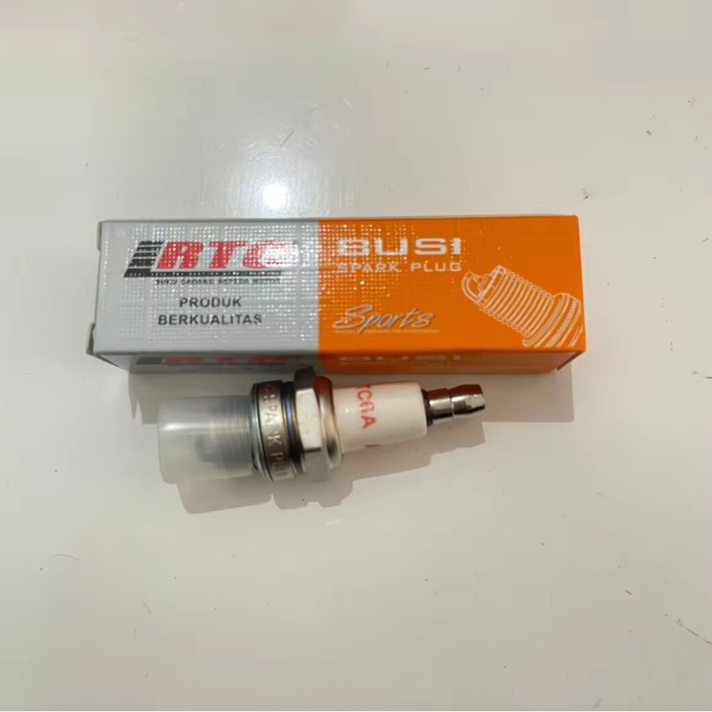 MESIN RTC6A สั้น Racing Spark Plug สําหรับเครื่องตัดหญ้า Chainsaw Sinso Mini GP Trail ATV 2-Stroke ร