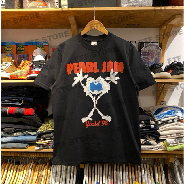 PEARL JAM - YIELD 1998 TSHIRT สีดํา