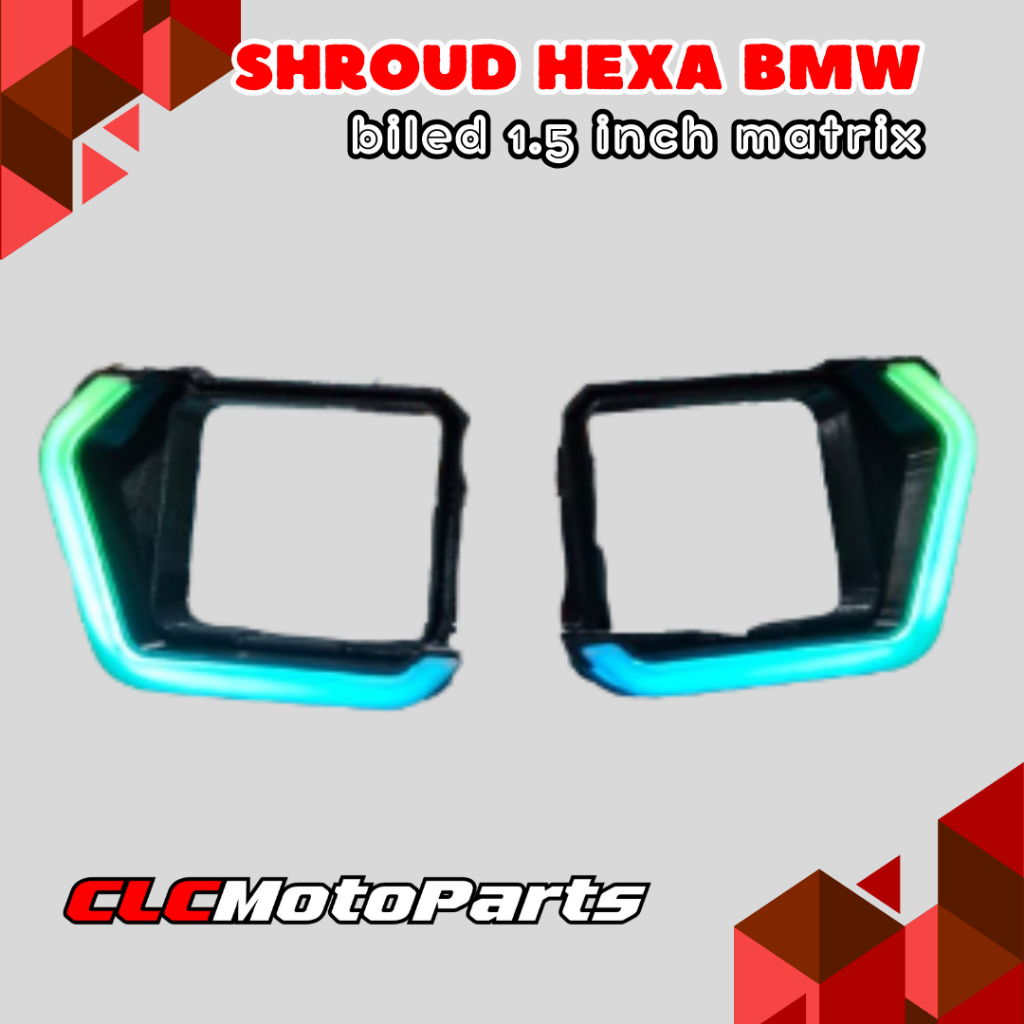 CLC SHROUD MATRIX HEXA M8 1.5INC EMPTY RGB 2 โหมด 1 สี
