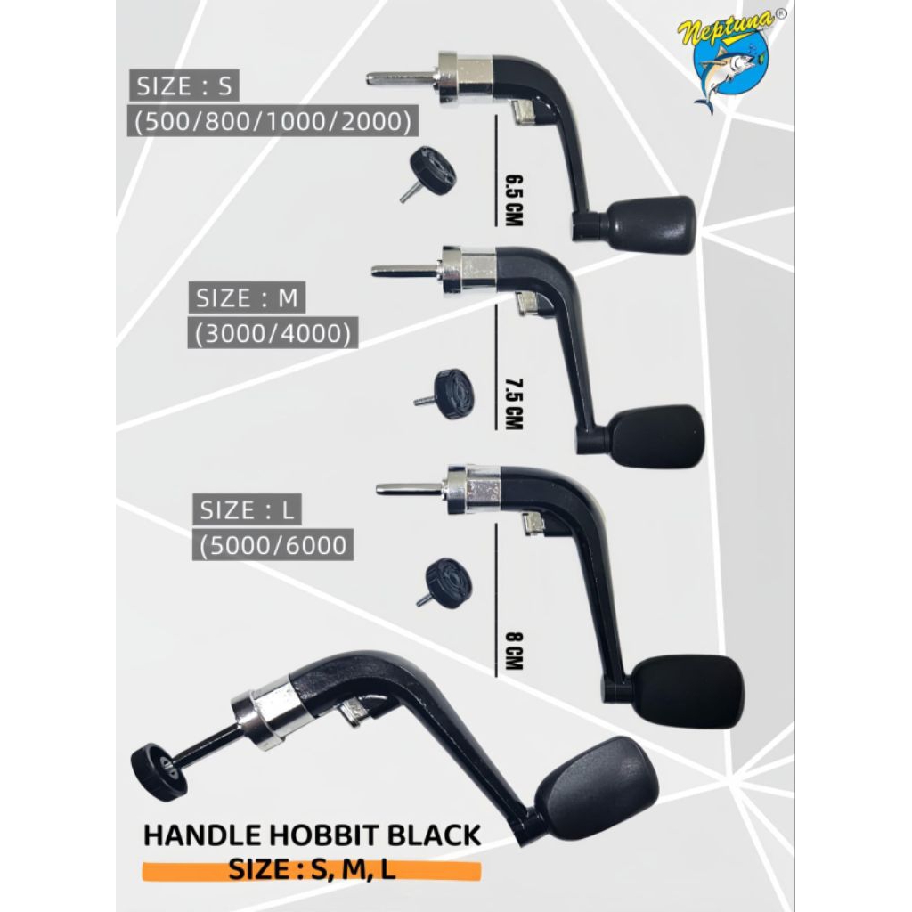 HOBBIT แฮนด์ม้วนสีดํา