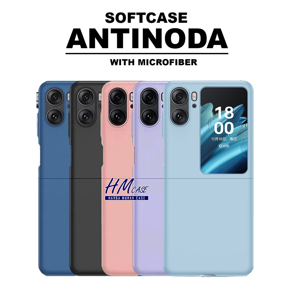 Oppo Find N2 Flip Case / Find N3 Flip / Find N5 SOFTCASE Matte Luxury Microfiber Cover Case Oppo Fin