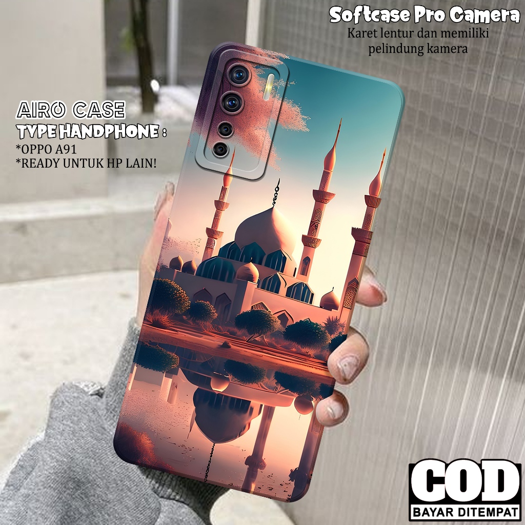 เคส OPPO A91 - OPPO A91 Softcase - MOSQUE Fashion Case - เคส OPPO A91 - Pro Camera Softcase - Tpu - 