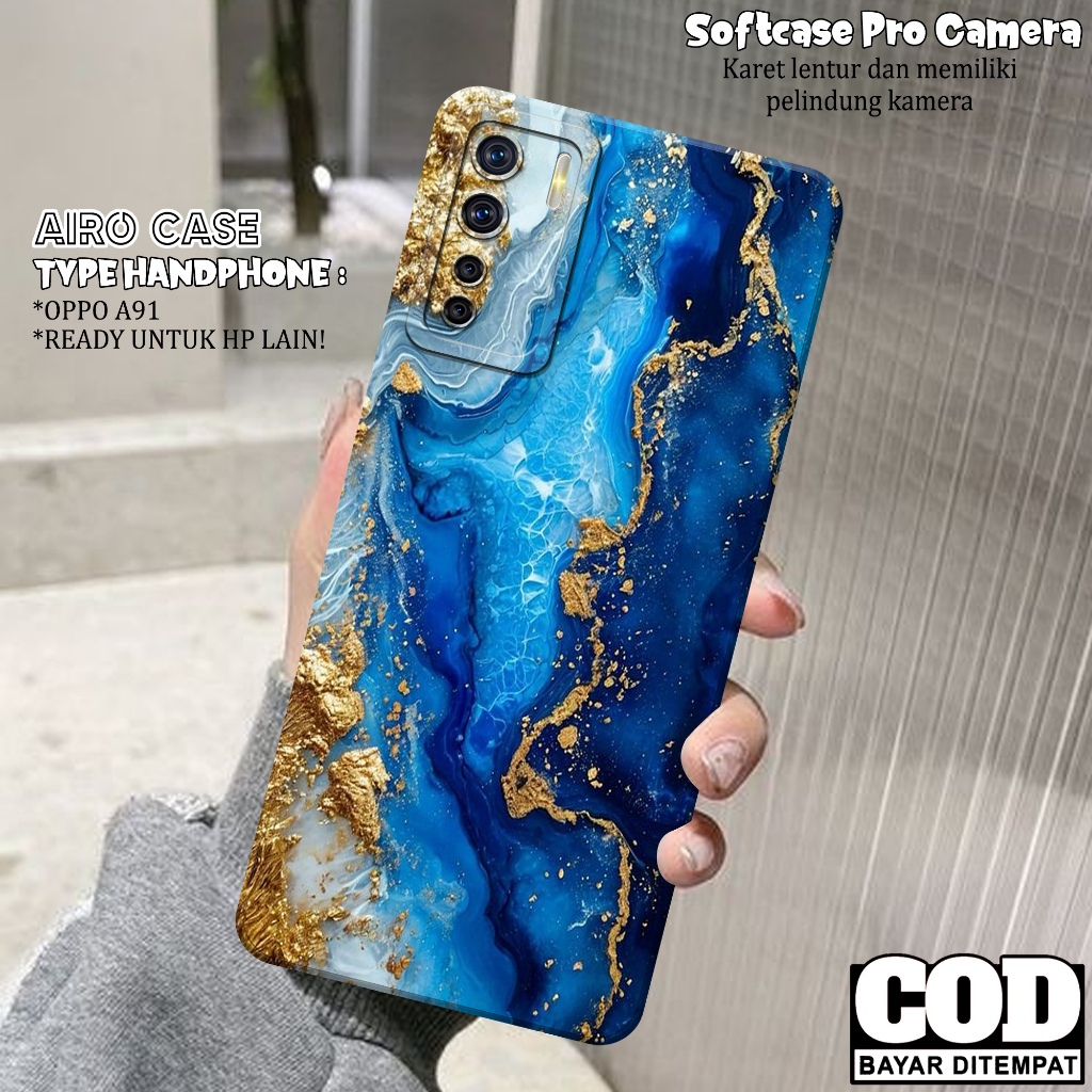 เคส OPPO A91 - OPPO A91 Softcase - เคสแฟชั่น ABSTRACT - เคส OPPO A91 - Pro Camera Softcase - Tpu - เ