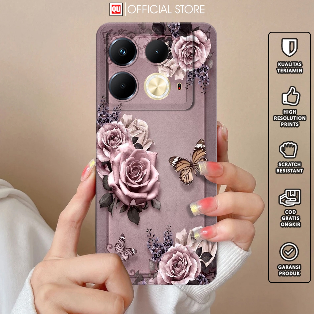 HP [ AM08 ] เคสพรีเมี่ยมสําหรับ Infinix Note 40 / Note 40 Pro 4G - เคสโทรศัพท์สําหรับ Infinix Note 4