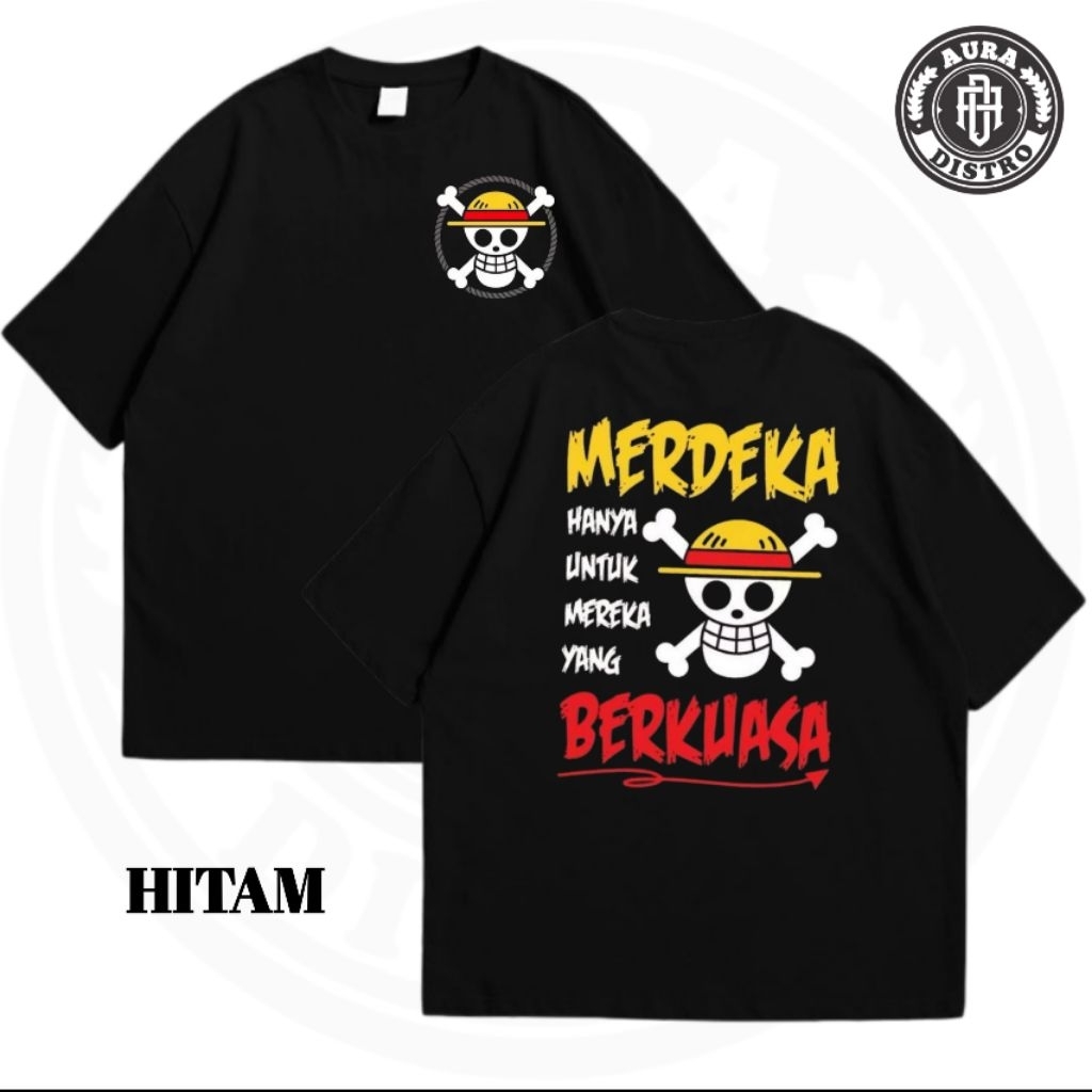 เสื้อยืด Merdeka เฉพาะสําหรับเสื้อยืด Those Who Are Strong Cotton Combed 24s