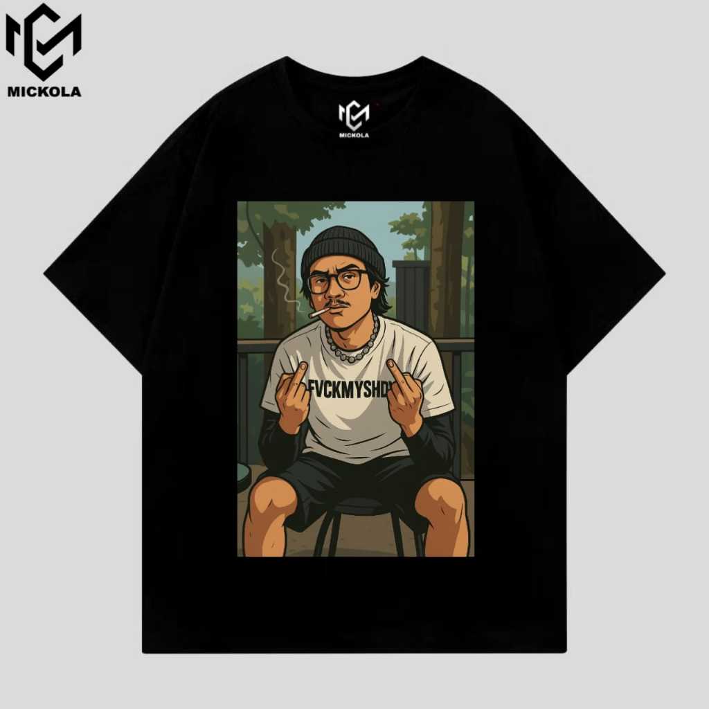 เสื้อยืด MICKOLA FVCKMTSHO UNISEX DISTRO เสื้อยืดสําหรับผู้ใหญ่ที่ผลิตในผ้าฝ้าย 24S COMED