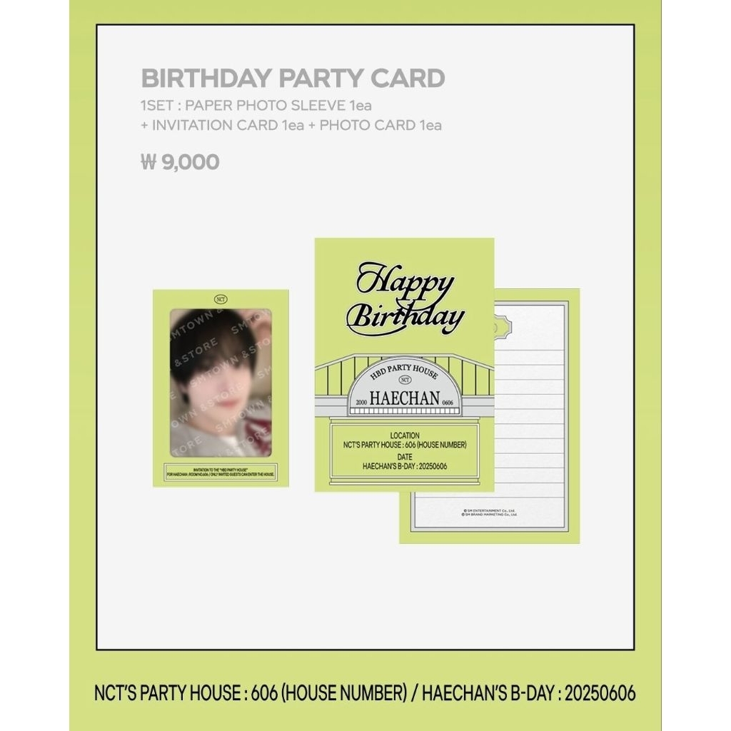 MD Birthday Party Pack Haechan