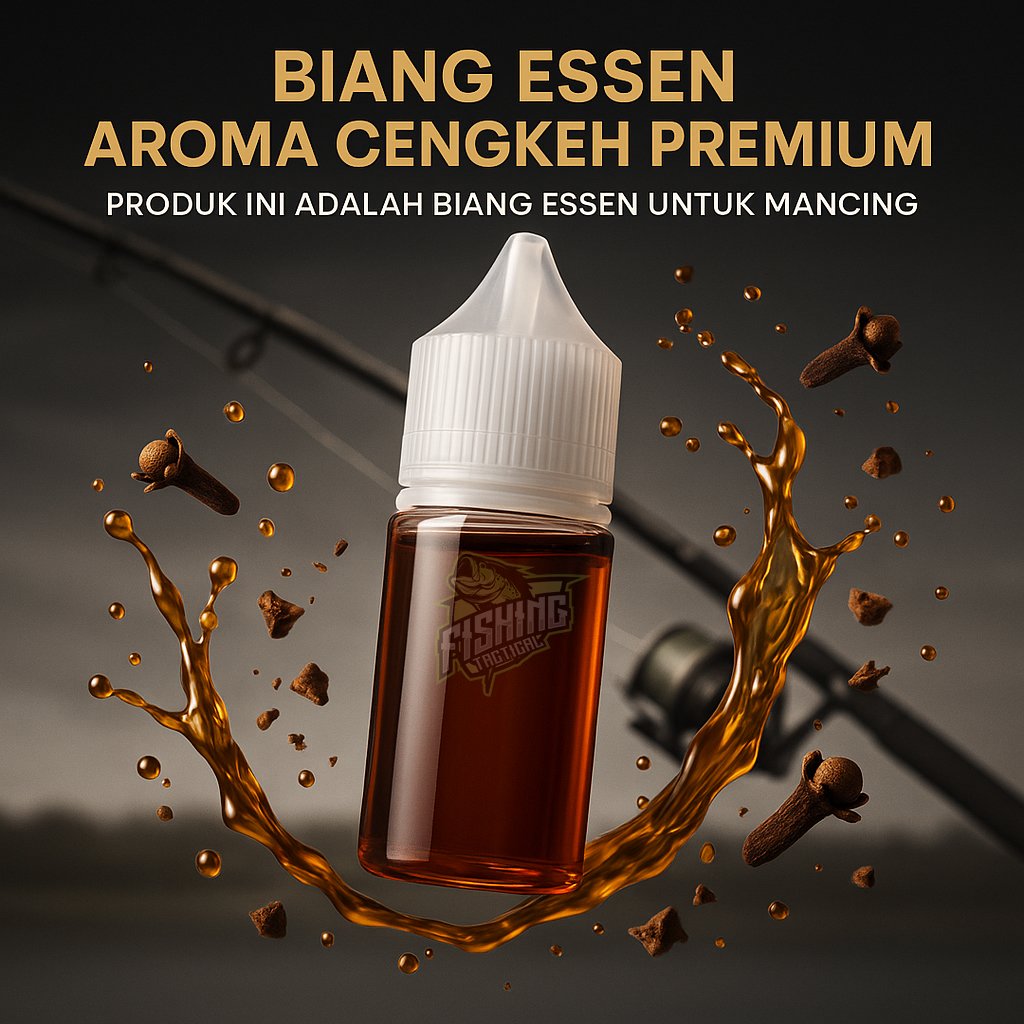 เหยื่อตกปลา ESSEN FISHING CLOVE AROMA PURE PREMIUM SHARP AROMA SUITABLE สําหรับปลาทั้งหมด