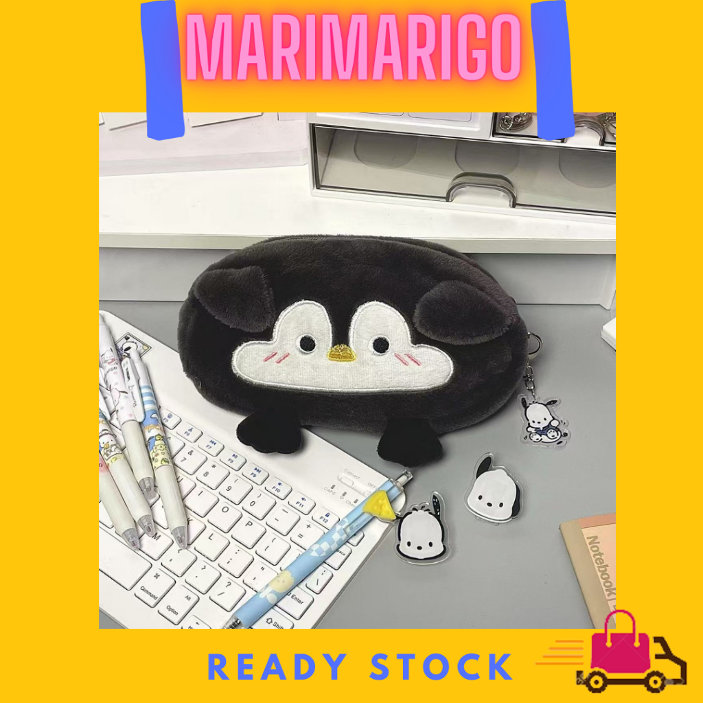 Little Penguin Plush Pencil Case Creative Pencil Case Plush Cute Funny School Pencil Case