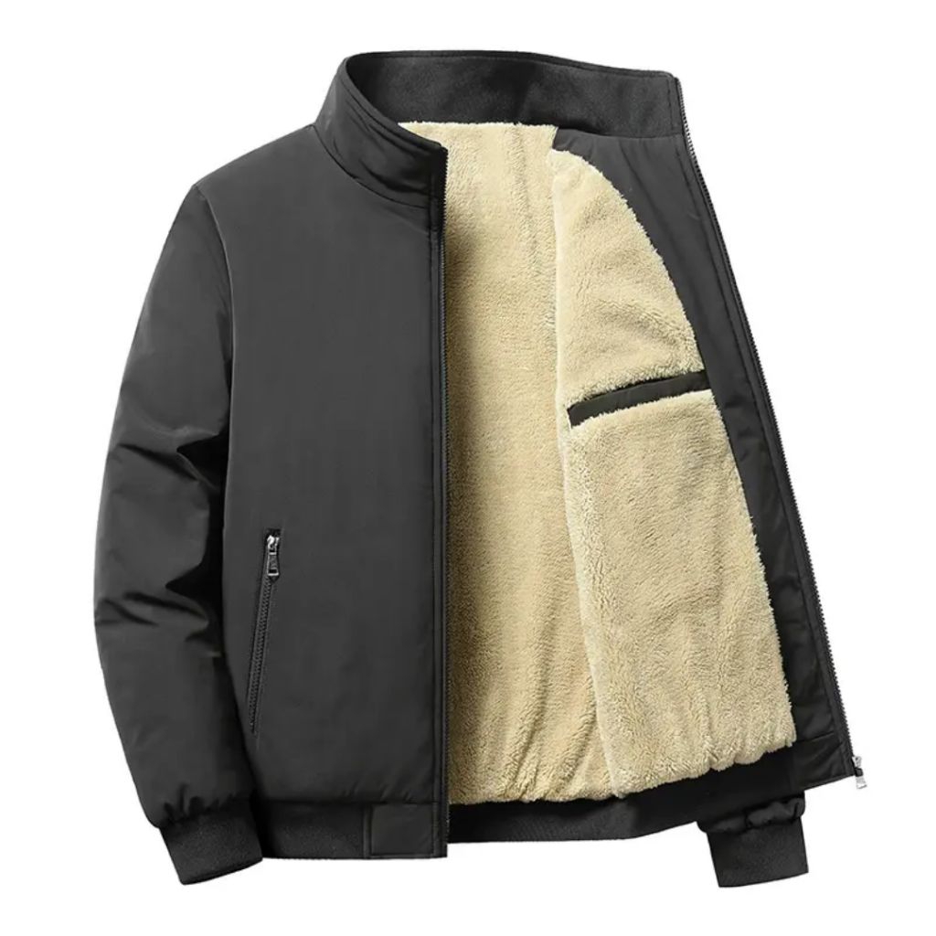 ใหม่ SHERPA BOMBER / LATEST SOFT SHERPA LINING BOMBER JACKET / เสื้อแจ็คเก็ตผู้ชาย SHERPA