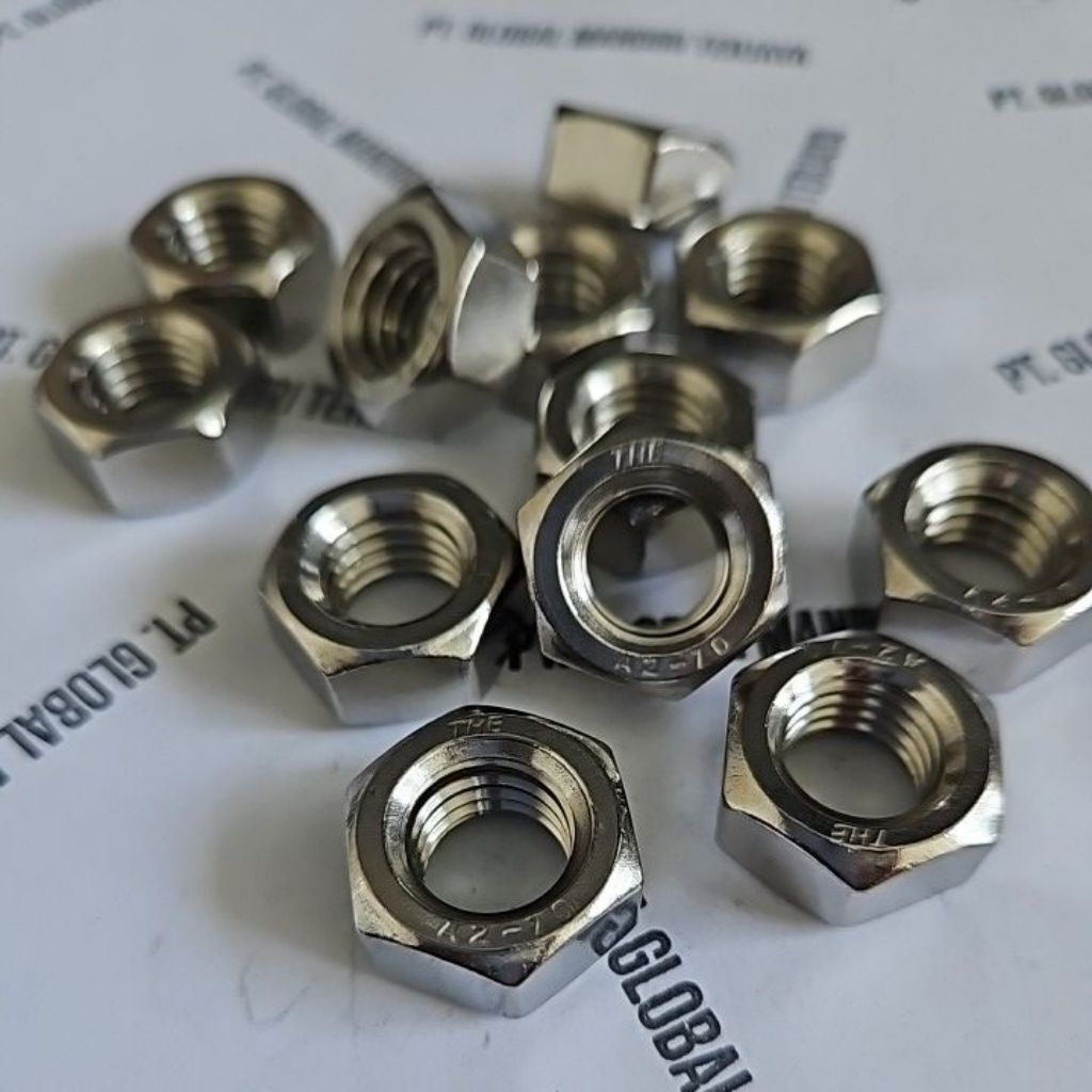 HEXAGON น็อตสแตนเลส 304 M 12
