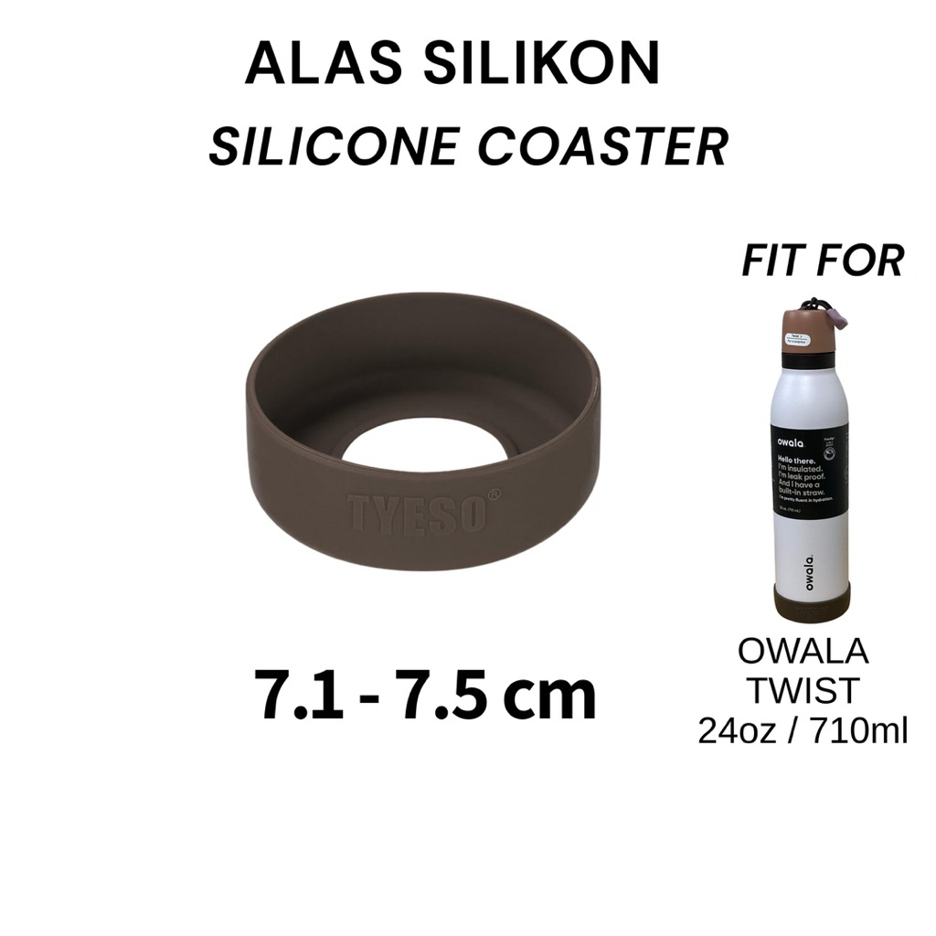 [HERA] ป้องกันการลื่นสําหรับ Owala Twist 24oz. รองเท้าบูทซิลิโคน. ขวดน้ําดื่มแก้วน้ํา. ที่รองแก้ว. ฐ