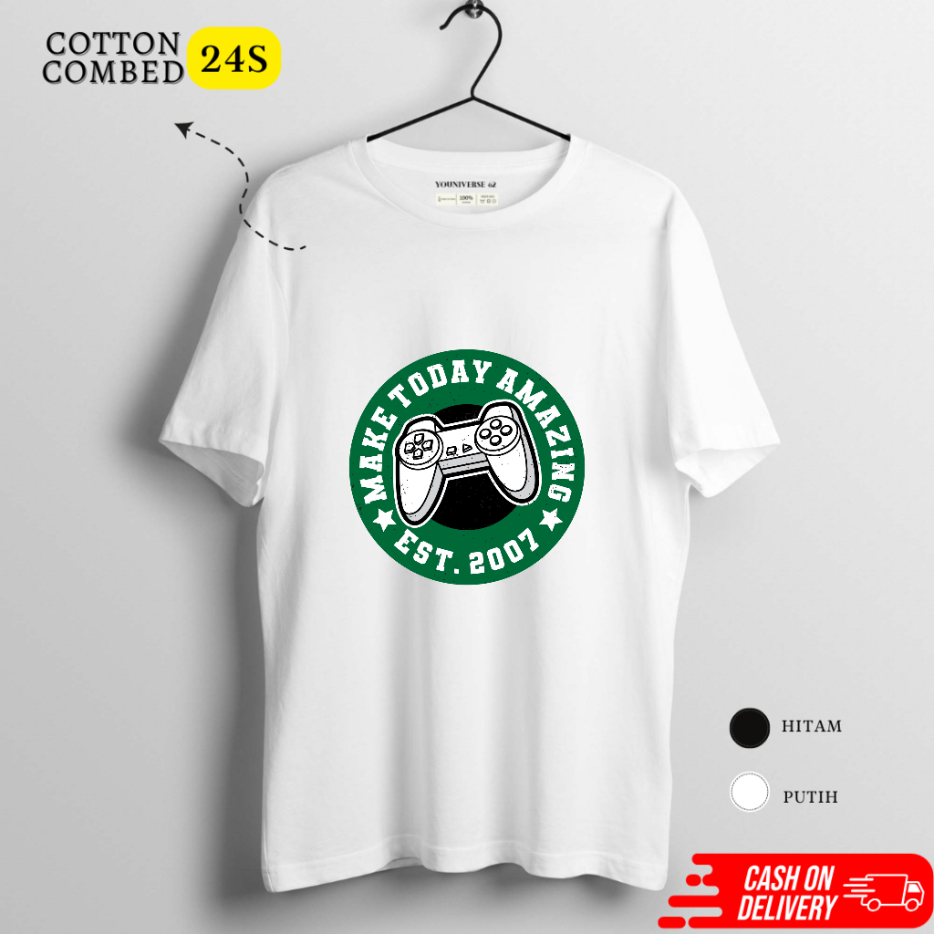 เสื้อยืด Unisex Distro สําหรับผู้ชายและผู้หญิง DTF Screen Printing Template Design D876-900