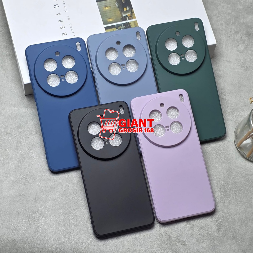 VIVO X200 PRO CASE MACAROON SQUARE LIQUID CASE VIVO X200 PRO