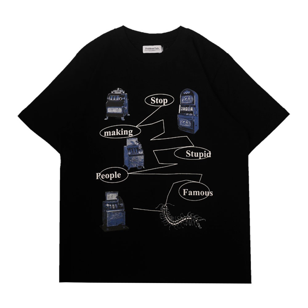 Problem Club - เสื้อยืด - Basic - Zier - สีดํา