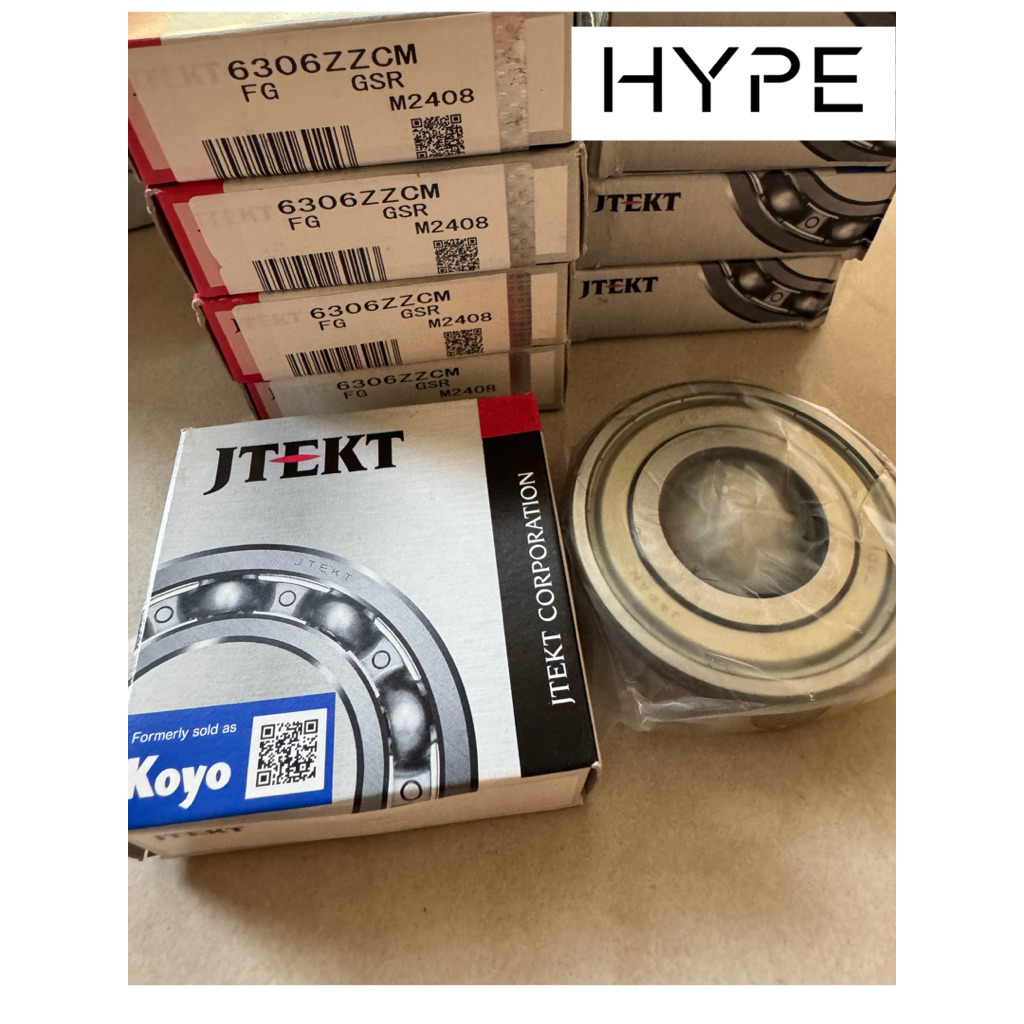 แบริ่ง/ Laher/ Laker 6306 ZZ KOYO ORIGINAL JAPAN (ขายปลีก)