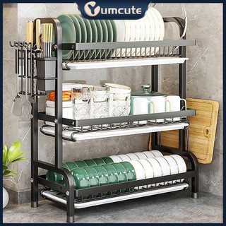 Rak Piring Stainless Steel Rak Piring Wastafel Dapur Rak Pengering Piring Rak Cuci Piring Dish Rack