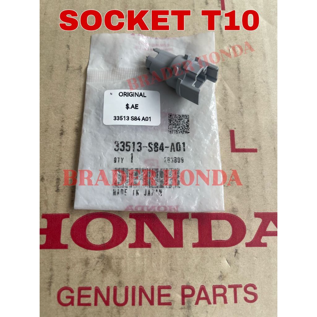 T10 SY TRUNK BRAKE LIGHT SOCKET JAZZ GE8 S RS ACCORD CR2 CRZ CRV GEN 3 5 RE1 RE3 RW1 RW3 TURBO PREST