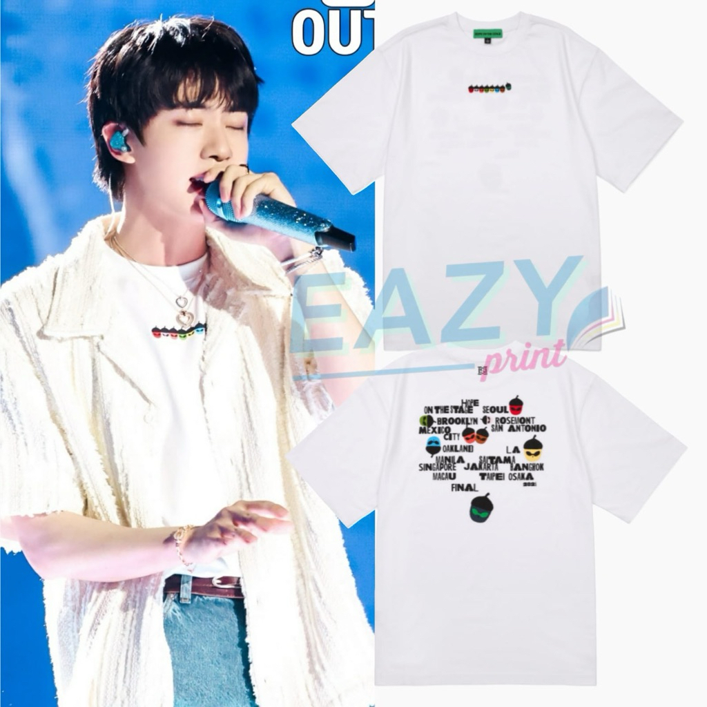 TSHIRT HOPE ON STAGE FINAL CONCERT MERCH 2025 ACORN BTS JHOPE SEOKJIN BANGTAN สไตล์ ARMY KPOP IDOL O