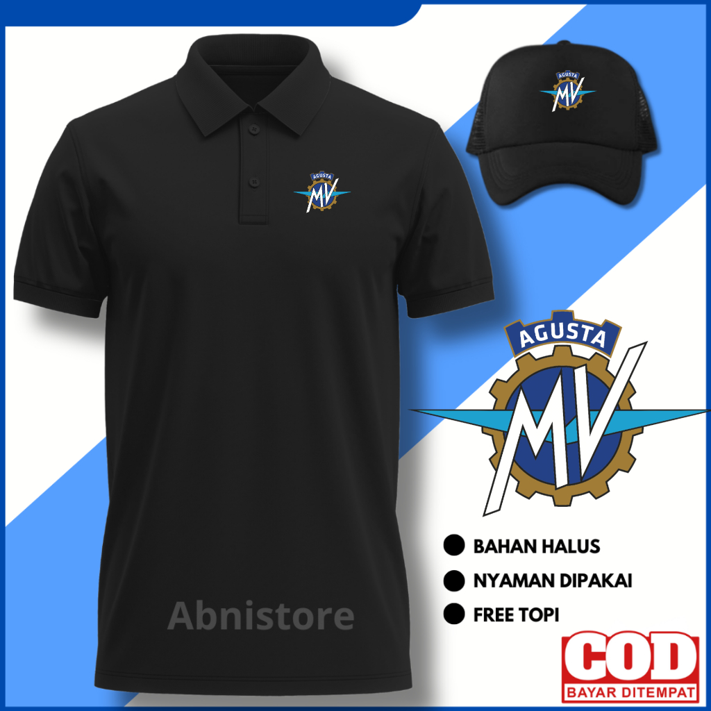 เสื้อโปโล MV Agusta Shirt MV Agusta Collar Shirt MV Agusta