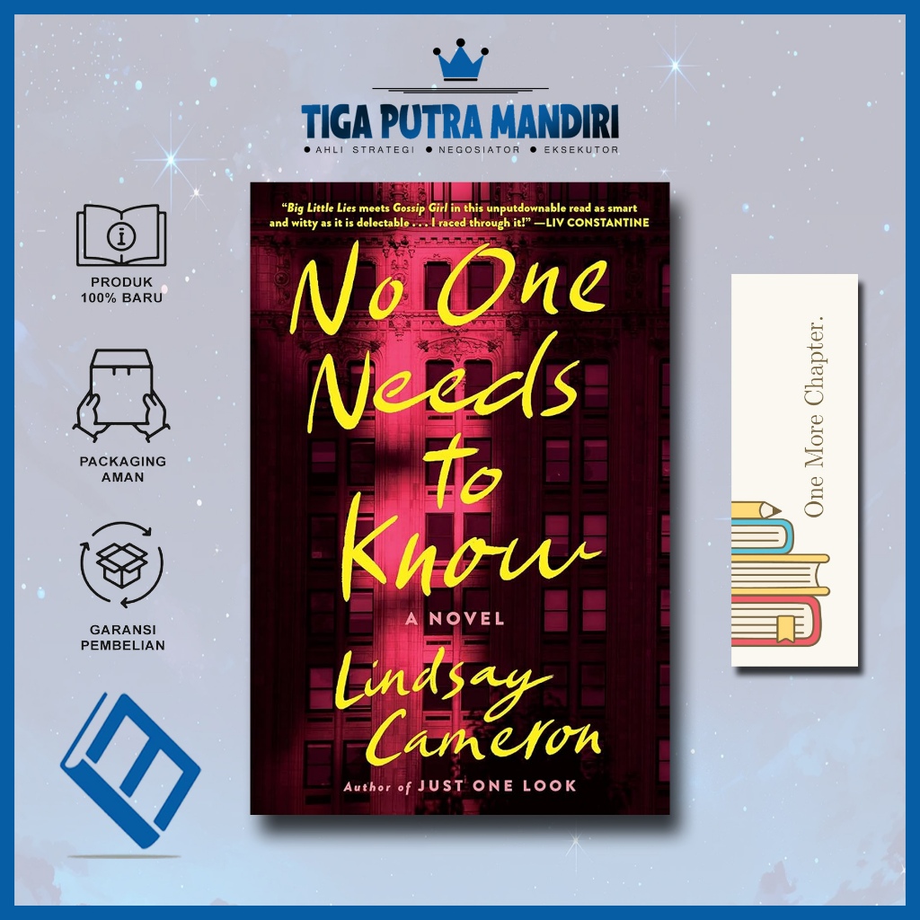 No One Needs to Know โดย Lindsay Cameron (ภาษาอังกฤษ)