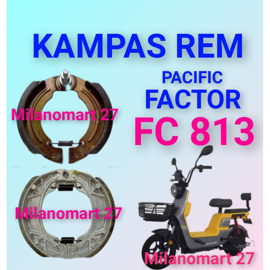 ผ้าเบรค Pacific Factor FC 813 Pacific Factor fc813 ผ้าเบรคจักรยานไฟฟ้า