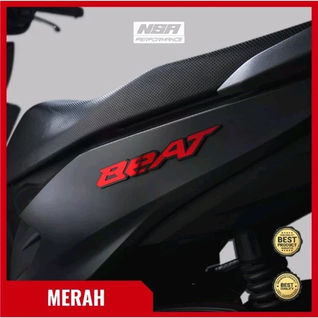 2PCS BEAT JAPAN โลโก้นูน BEAT EMBLEM ไม่ใช่สติกเกอร์หรือสติกเกอร์นูนสติกเกอร์รถจักรยานยนต์ BEAT STRE