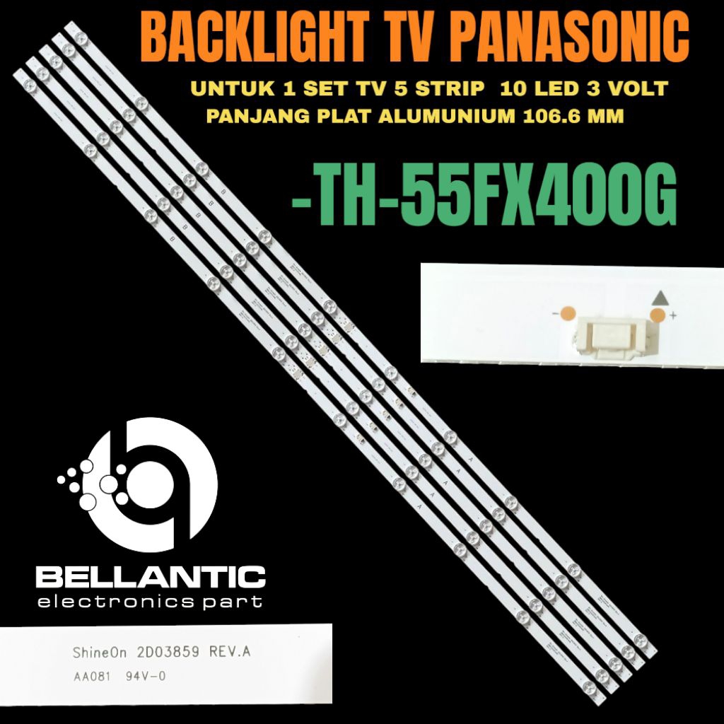 PANASONIC 55 นิ้ว LED TV BACKLIGHT TH-55FX400G PANASONIC LED TV BACKLIGHT