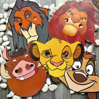 Lion King Party Mask หน้ากากวันเกิดเด็กอุปกรณ์เสริมวันเกิดเด…