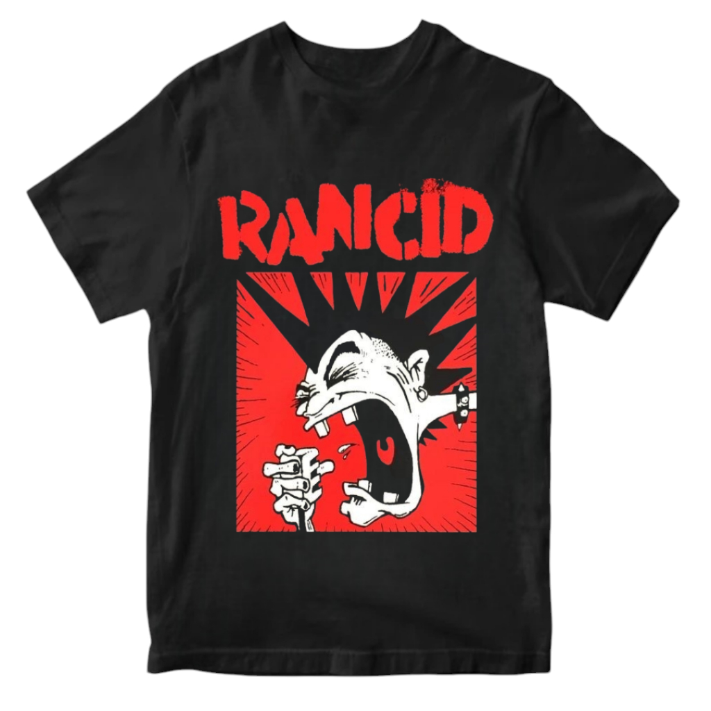 RANCID เสื้อยืด PUNK ROCK BAND TSHIRT METAL LEGEND CASUAL BAND CLOTHES / เสื้อยืด RANCID