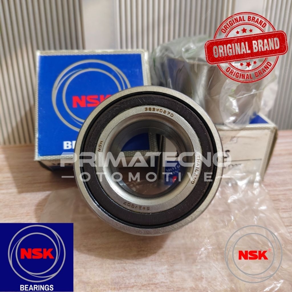 ล้อหน้าแบริ่ง JAZZ RS NEW JAZZ MOBILIO BRIO NEW CITY ABS BEARING SENSOR 38BWD27 ยี่ห้อ NSK ORIGINAL