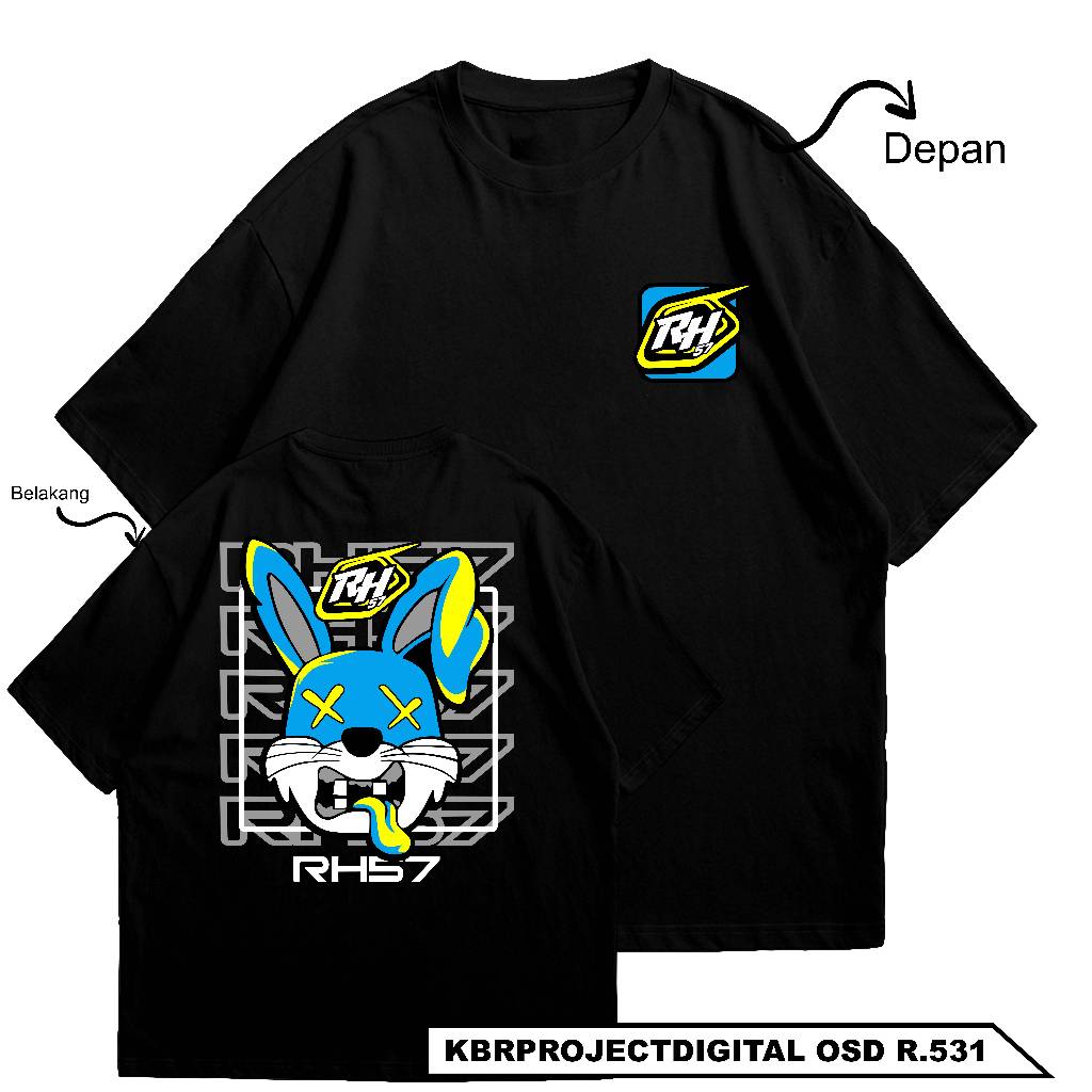 OSD R.531 เสื้อยืด RH57| SHORT SLEEVE STREETWEAR MOTIF