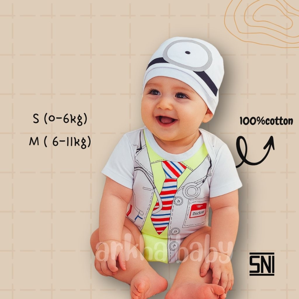 เสื้อผ้าเด็ก BABY DOCTOR JUMPER/BABY COSTUMES/BABY CHARACTER JUMPER (SNI)