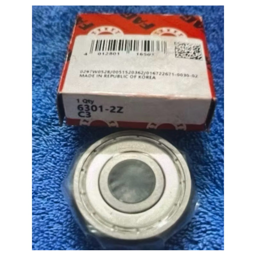 MINIMAL Bearing 6301 ZZ / 6301 ZZ FAG ORIGINAL (ซื้อขั้นต่ํา 10 ชิ้น)