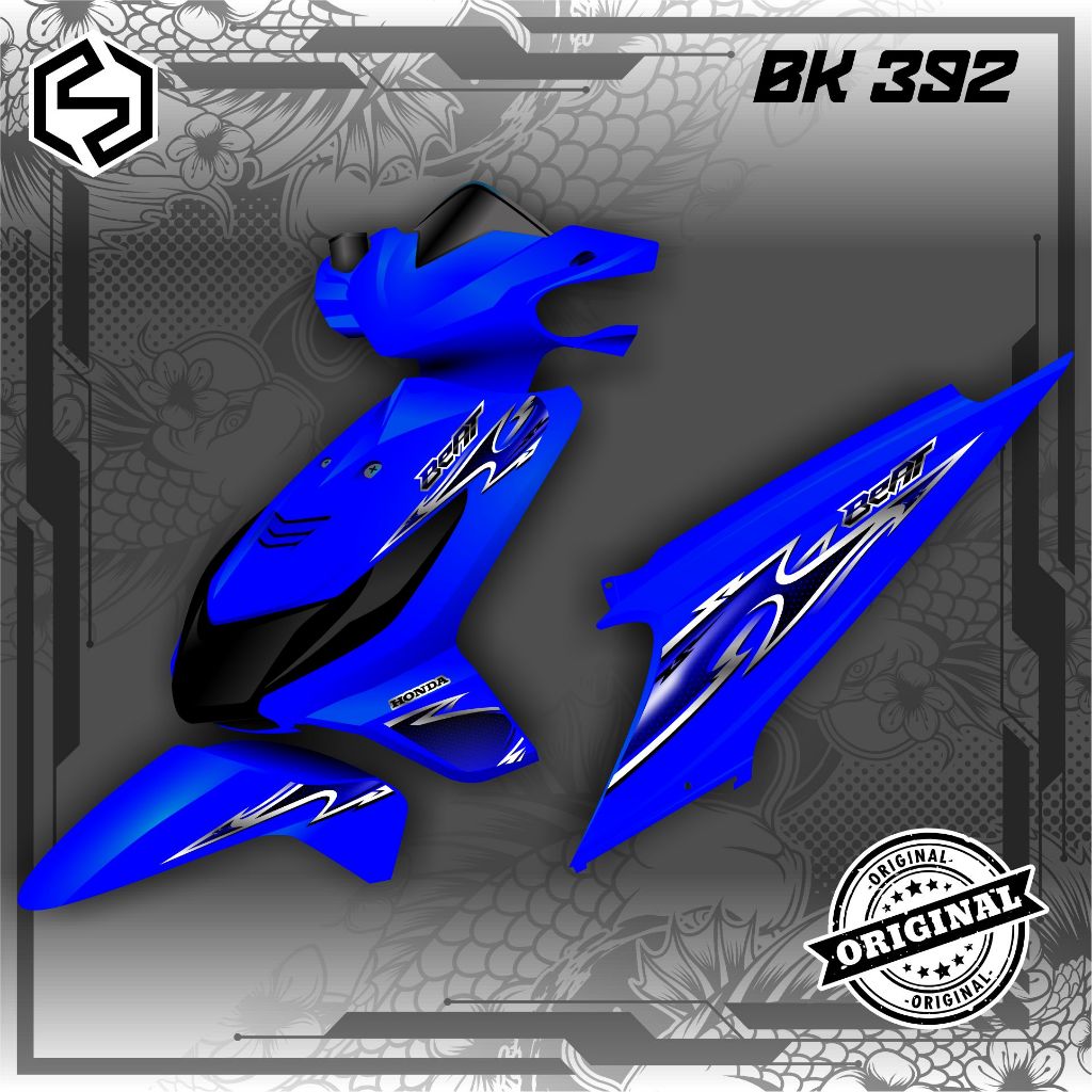 HONDA BEAT CARBU ICON RACING STRIPING THAILAND VARIATIONS BK 392 / BK 400