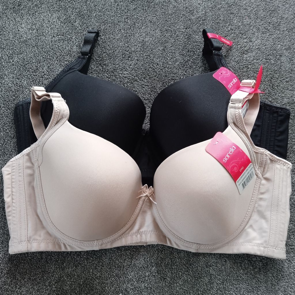 Sorella Bra 636 Thin/Medium Foam Underwire 36B 36C 36D 40B 40D