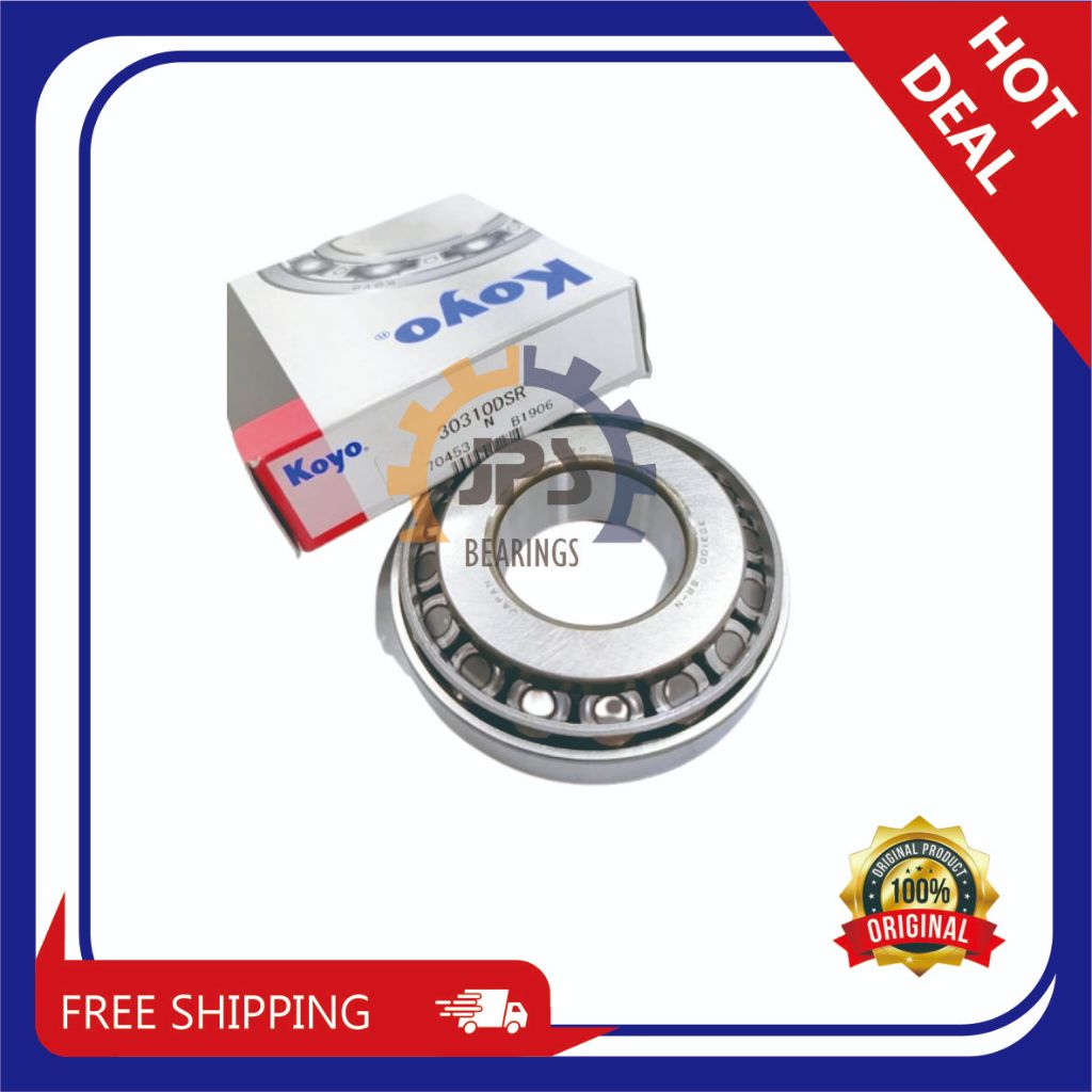 LAKER BEARING 30310 DSR 30310DSR ด้านหลัง AXLE PINION ELF NKR66 KOYO JAPAN