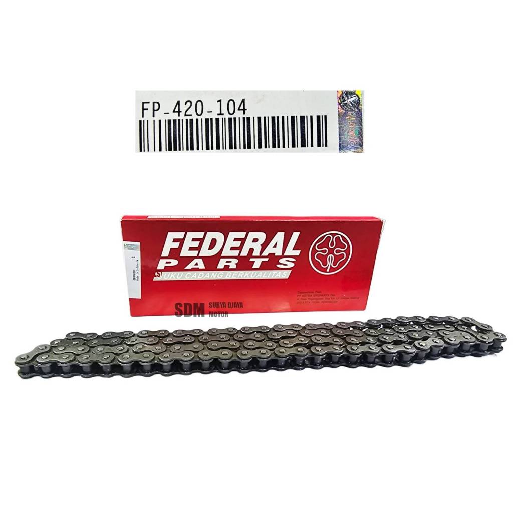 ไดรฟ์โซ่ Federal 420-104 – Kharisma, Supra X 125 & Supra X 125 ฉีด FP-420-104