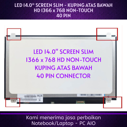 LED 14.0 "LCD 14.0" HB140WX1-300 LP140WH2 TL E2 N140BGE-L43 B140XW02 B140XW03 N140B6 N140B6-L24 M140