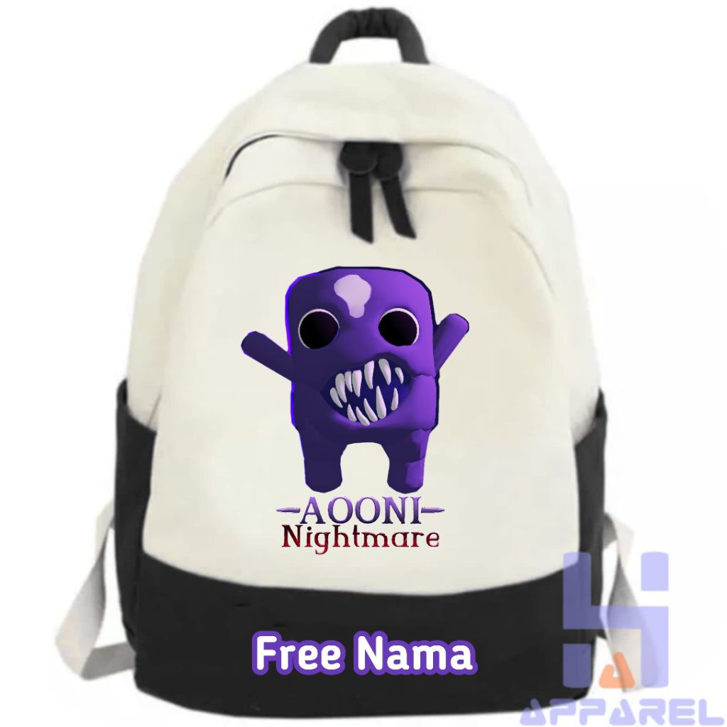 AOONI NIGHTMARE ROBLOX KIDS BACKPACK ฟรีชื่อ