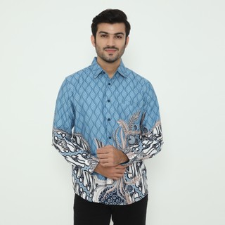 (SPECIAL PRICE) Platini Kemeja Batik Pria Lengan Panjang Katun 36095
